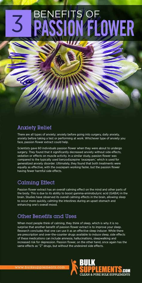 passion flower benefits anxiety